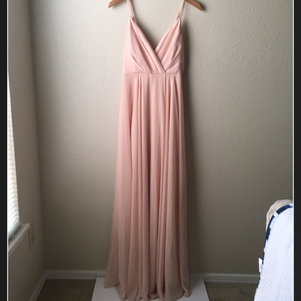 Lulu’s All About Love Blush Pink Maxi Dress